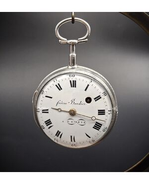 Orologio da tasca antico Freres Bordier, XVIII secolo 