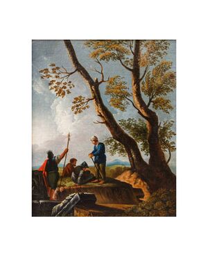 Bottega di Salvator Rosa (Napoli, 1615 – Roma, 1673), La sosta
