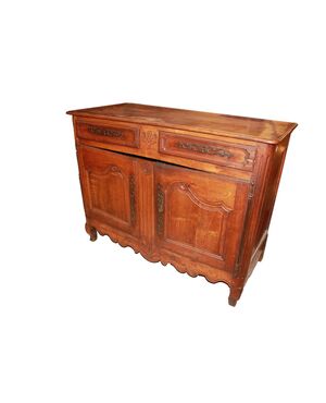 Credenza Provenzale 2 porte di inizio 1800 Francese in Legno di Noce