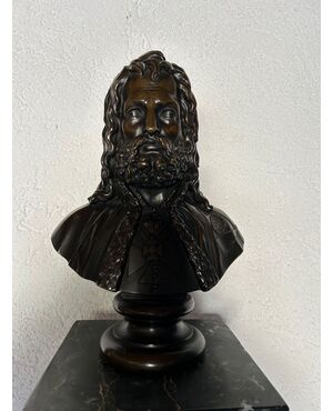 Busto di bronzo di un Cavalliere