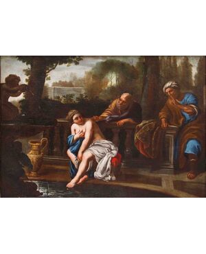 Scuola bolognese del XVII secolo, Susanna e i Vecchioni
