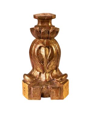 Piccola base in legno dorato - SN -