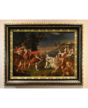 Incontro di Re David e Abigail, Nicolas Vleughels (Parigi, 1668 - Roma, 1737)