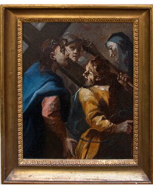 Alessandro Valdani (1712 - 1773), attr., Salita al calvario