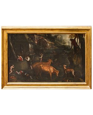 Francesco Bassano (Bassano, 1549 – Venezia, 1592),  L'Autunno