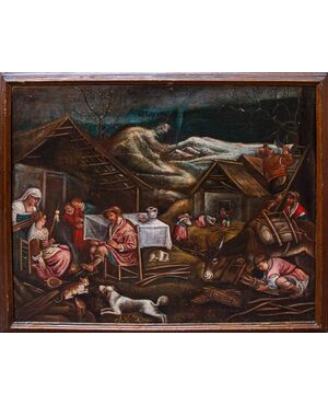 Ambito di Leandro Bassano (1557 - 1622), Inverno