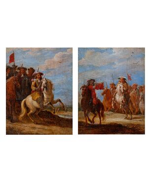 Lambert de Hondt I (1620–1652), Scene di battaglia