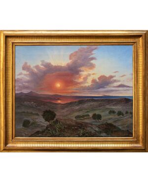 XIX secolo, Paesaggio al tramonto