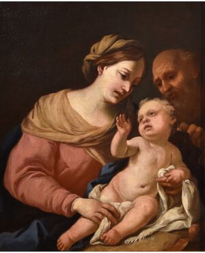 La Sacra Famiglia, Cerchia di Domenico Piola (Genova 1627 -1703)