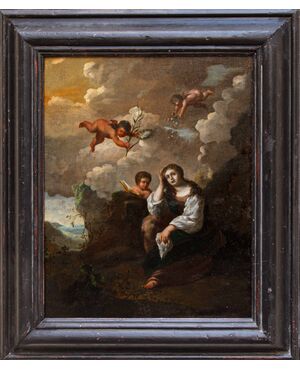 Artista fiammingo attivo in Italia, XVII Secolo, Maddalena penitente