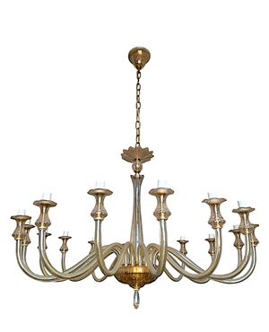 Grande Lampadario di Murano a 16 bracci