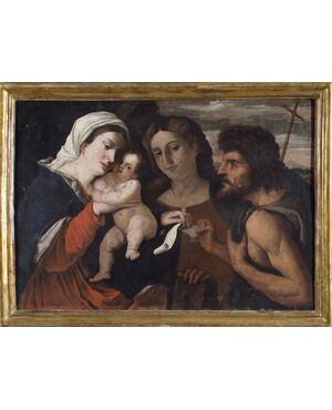 Dipinto del XVI sec. Madonna con bambino