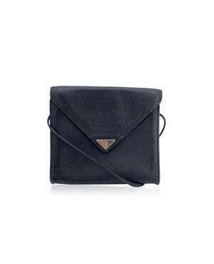 YVES SAINT LAURENT Borsa a Tracolla Vintage in Pelle Col. Nero M
