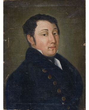 Dipinto del 1800 Ritratto di gentiluomo