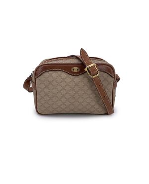 CELINE Borsa a Tracolla Vintage in Tela Col. Beige Macadam S