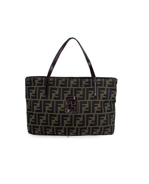 FENDI Borsa Shopper in Tela Col. Marrone FF M