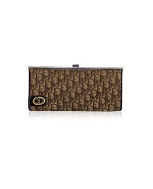 DIOR Pochette Vintage in Tela Col. Marrone Diorissimo S
