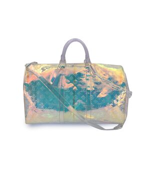 LOUIS VUITTON Borsa da Viaggio in Plastica Col. Altro Keepall L