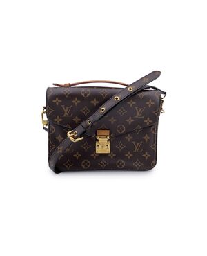 LOUIS VUITTON Borsa a Tracolla in Tela Col. Marrone Metis M