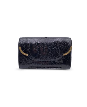 GUCCI Pochette Vintage in Pelle Col. Nero - S