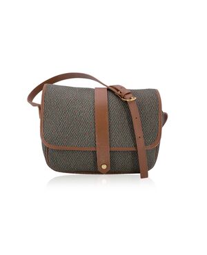 YVES SAINT LAURENT Borsa a Tracolla in Tela Col. Verde M