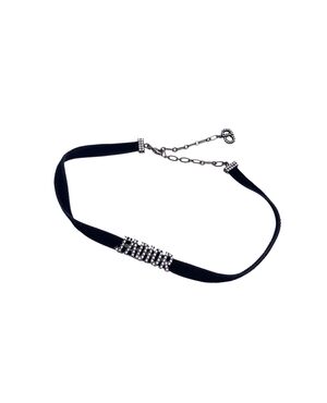 DIOR Collana in Tela Col. Nero J'adior