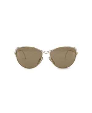 YVES SAINT LAURENT Occhiali da Sole Vintage in Metallo Col. Oro