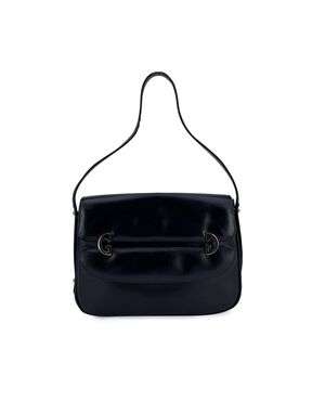 GUCCI Borsa a Tracolla Vintage in Pelle Col. Nero M