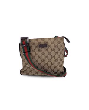 GUCCI Borsa a Tracolla in Tela Col. Beige M