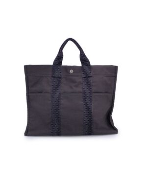 HERMES Borsa Shopper in Tela Col. Grigio Herline M