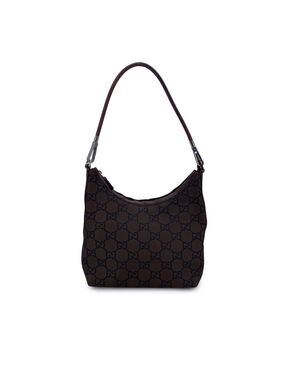 GUCCI Borsa Hobo in Tela Col. Marrone Hobo M