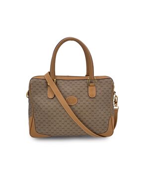 GUCCI Borsa a Mano Vintage in Tela Col. Beige M