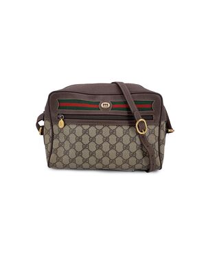GUCCI Borsa a Tracolla Vintage in Tela Col. Beige Ophidia M