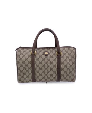GUCCI Borsa a Mano Vintage in Tela Col. Beige Boston M