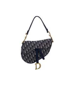 DIOR Borsa a Tracolla in Col. Blu Saddle S