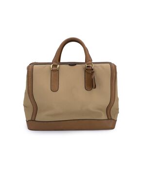 GUCCI Borsa da Viaggio Vintage in Tela Col. Beige L