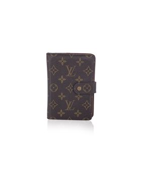 LOUIS VUITTON Portafoglio Vintage in Tela Col. Marrone M