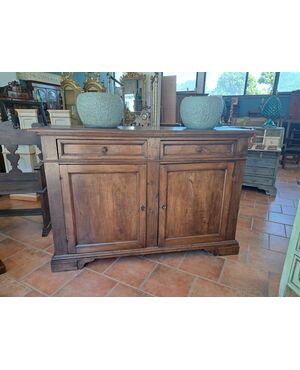 19th-century poplar sideboard