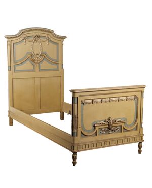 Neoclassical Style Bed, Italy, Early 20th Century