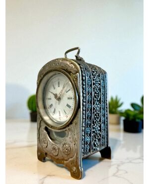 Orologio da viaggio antico francese