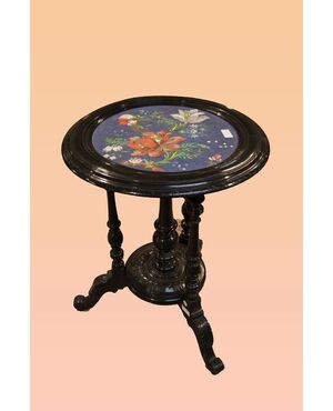 Stunning Italian table with scagliola top from the 1800s