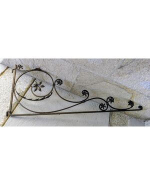 Beautiful wrought iron sign from the Liberty era