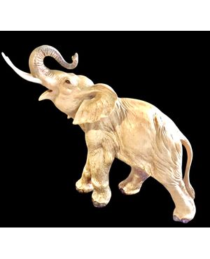 Elefante in terracotta,manifattura Cacciapuoti