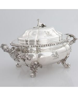 George III sterling silver tureen, Paul Storr, London, 1813