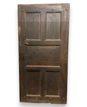PTS766 - No. 2 walnut doors, 18th century, dimensions cm W 92/99 x H 206/200
