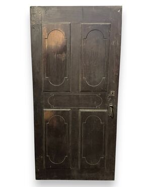 PTI765 - Antique single-leaf door, 18th century, dimensions cm W 93 x H 190