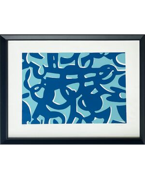The search for color (Blue) - Carla Accardi (1924-2014)
