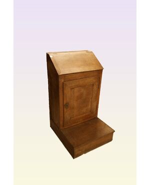 French Empire style cherry kneeling stool from the 1800s