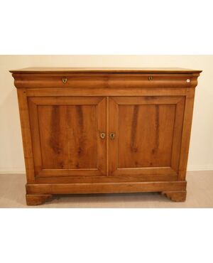 French Louis Philippe cherry wood sideboard from the 1800s