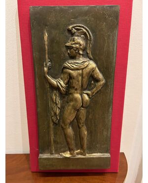 2 Bronze reliefs, depicting ARIANNA & HERMES